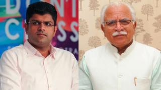 दुष्यंत चौटाला, एमएल खट्टर