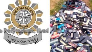 Aworan ami idanimọ Poly Ibadan atiafihan foonu ti wọn jo nina