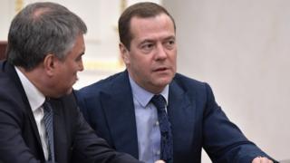 Дмитрий Медведев и Вячеслав Володин