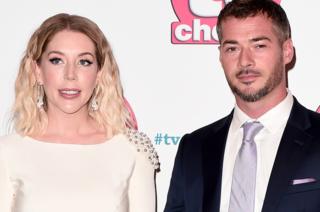 Katherine Ryan and Bobby Kootstra attend The TV Choice Awards 2019 in London on September 09, 2019.