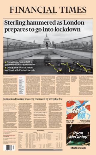 Financial Times front page
