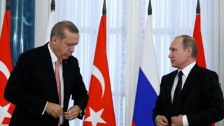 Владимир Путин и Реджеп Тайип Эрдоган