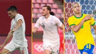 Pedri, Chris Wood and Richarlison