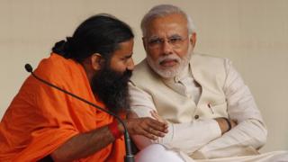 रामदेव आणि नरेंद्र मोदी