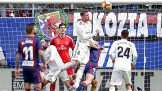 Eibar ta doke Madrid 3-0