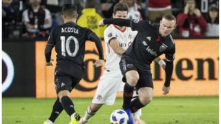 Wayne Rooney plays for Major League Soccer team DC United.