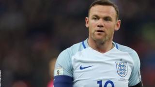 Rooney yari kizigenza mu rukino rw'igikombe c'isi Ubwongereza bwatsinzemwo Scotland