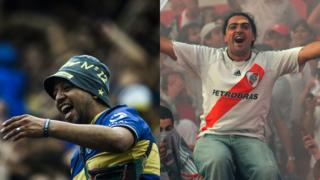 Hinchas de River y Boca