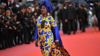 Burundian singer and member of the Feature Film Jury Khadja Nin arrives on May 16, 2018 for the screening of the film "Burning" at the 71st edition of the Cannes Film Festival in Cannes, southern France.