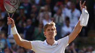 アンダーソンは10回目の挑戦でウィンブルドン準決勝に進んだ。10回以上の挑戦で準決勝に進んだ選手はこれまでに3人しかいない