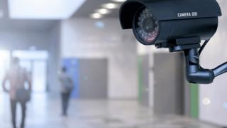 CCTV camera in a school