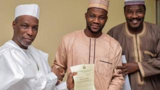Kingdom with Kano State goment secretary Usman Alhaji after im appointment