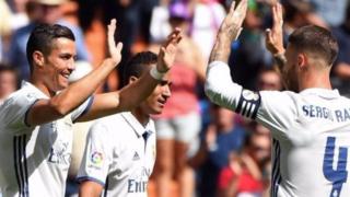 Abakinyi ba Real Madrid bariko barigina intsinzi