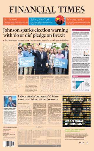 FT front page 26/06/19