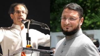 उद्धव ठाकरे और असदउद्दीन ओवैसी