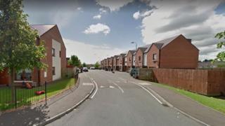 The 29-year-old man was stabbed in the arm and back on Ardglen Place on Sunday night