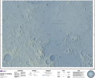 The map of the moon