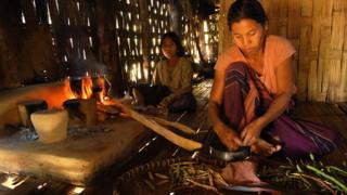 উত্তর-পূর্ব ভারতে চাকমা একটি শরণার্থী শিবির