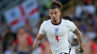 Kalvin Phillips in action for England