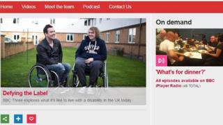 BBC Ouch screen shot