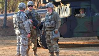 US soldiers in South Korea (file image)