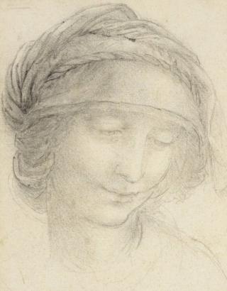 Leonardo da Vinci - A study for the head of St Anne, c.1510-15