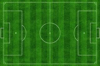 Cancha de fútbol desde arriba