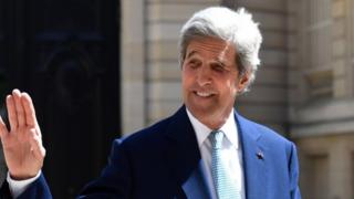 File picture of former US Secretary of State John Kerry