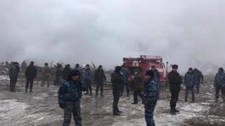 16-январда учак кулаган жерден товарлардын калдыктары табылган