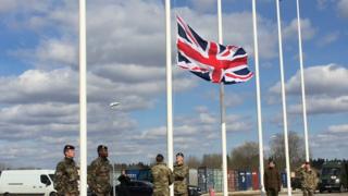 Британские военные в Эстонии