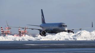 А320 "Аэрофлота" в аэропорту Шереметьево