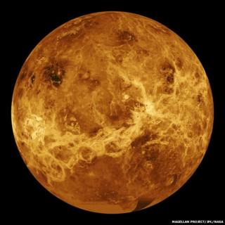 Computer generated image of Venus