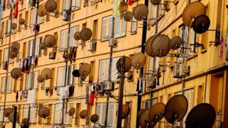 Satellite dishes