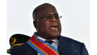 Rais wa DRC Felix Tchisekedi