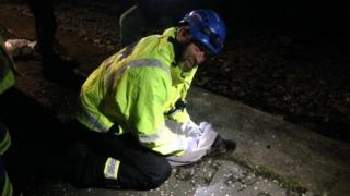 Rescuer with seal