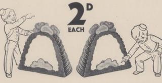 Cartoon advertisement for Walnut Whips