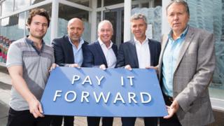 (L-R) Josh Littlejohn, Dean Gassabi, David Wither, Martin Wishart and Simon Littlejohn