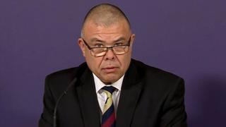 Prof Jonathan Van-Tam at a briefing on the AstraZeneca vaccine