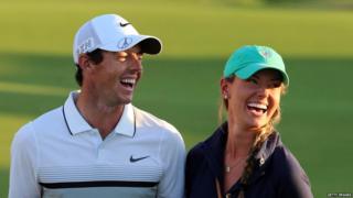 Rory McIlroy and his fiancée Erica Stoll