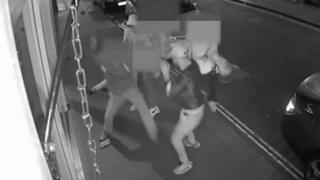 CCTV footage of watch theft