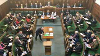Surrey County Council budget meeting