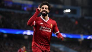Liverpool's striker Mohammed Salah