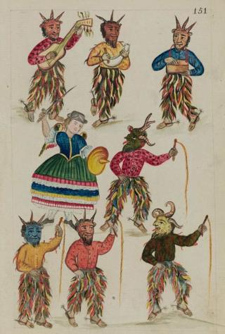 Acuarela del Códex Trujillo