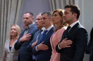 Володимир і Олена Зеленські