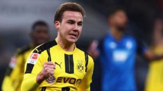 Mario Gotze a wasan Borussia Dortmund