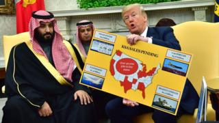 الرئيس الأمريكي وولي العهد السعودي