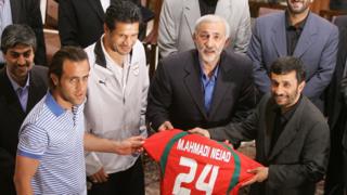علی دایی و احمدی نژاد