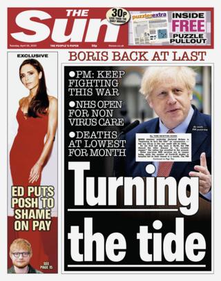 The Sun front page