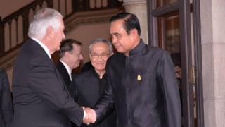 ประยุทธ์ จันทร์โอชา และเร็กซ์ ทิลเลอร์สัน