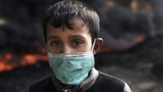 Niño en Qayyarah